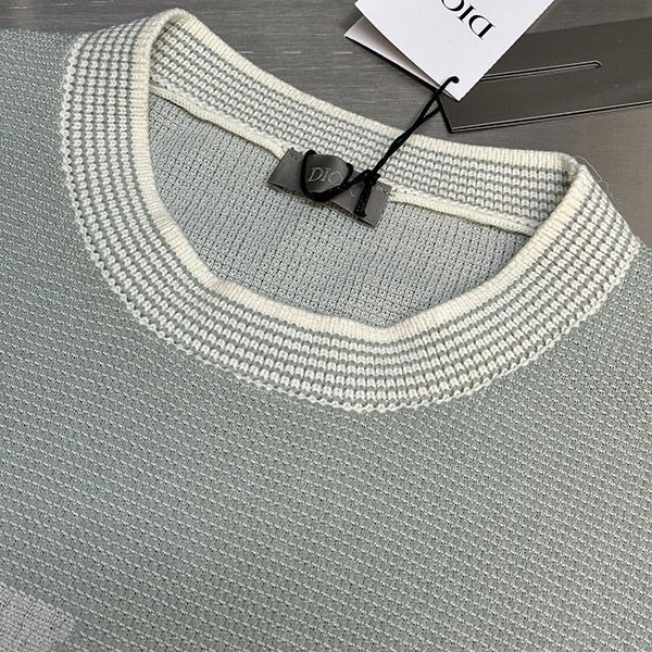 ディオール ロゴ入り トラマートニット フェイク Tシャツ ded29695